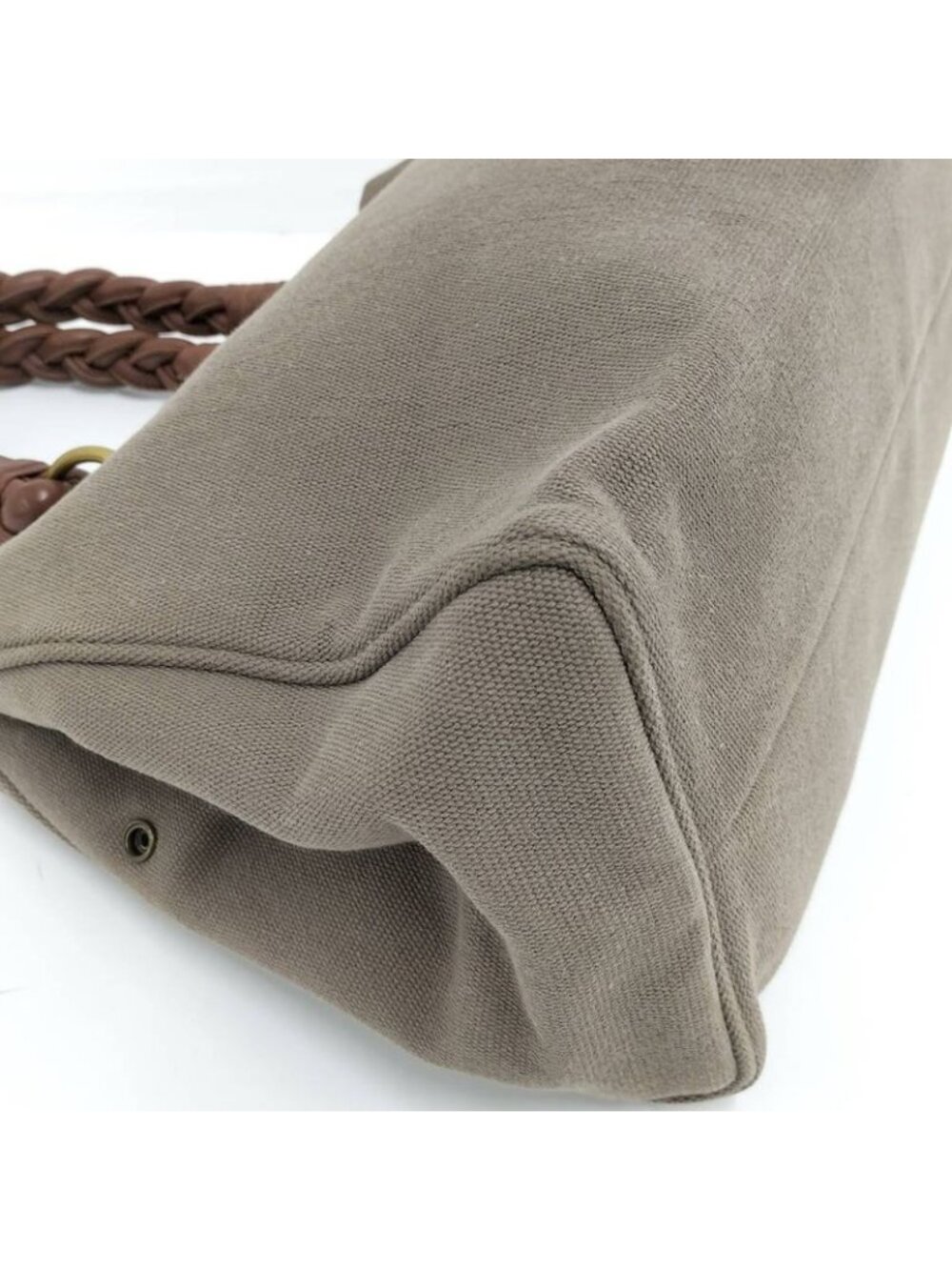 Bottega Veneta Tote Canvas Brown - Picture 3 of 9